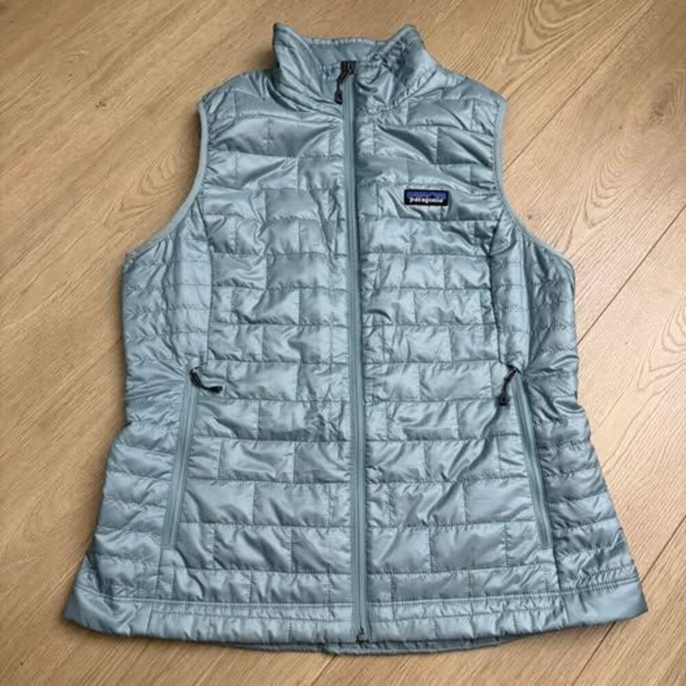 Patagonia Women's Blue Nano Puff Vest - Size Large